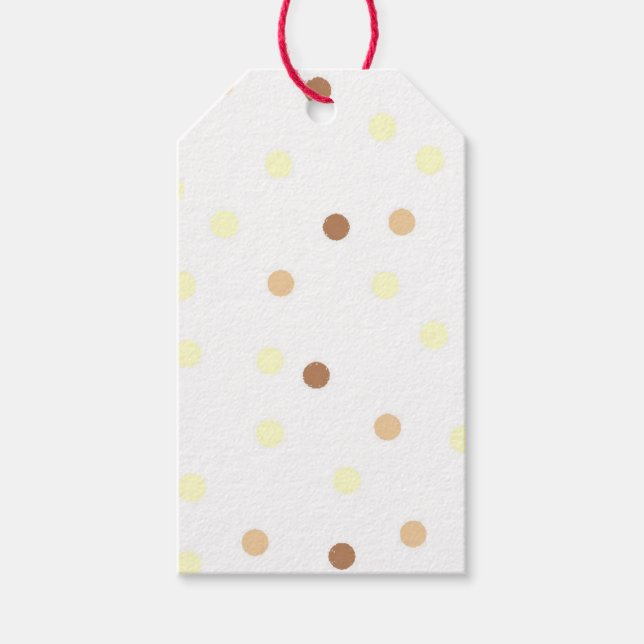 Polka Dot Gift Tag Geschenkanhänger (Vorderseite)