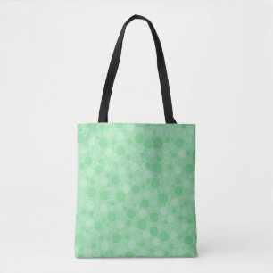 Polka dot green tones retro sechziger Jahre