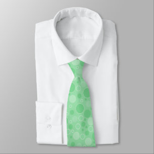 Polka dot green tones retro sechziger Jahre Krawatte
