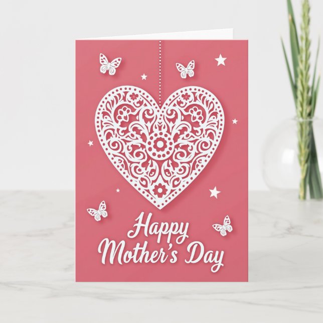 Polka Dot Heartfelt Card Karte (Vorderseite)
