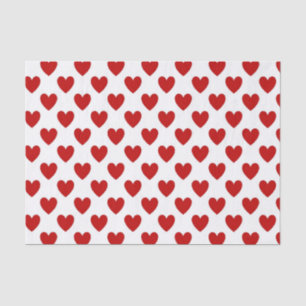 Polka Dot Hearts Seidenpapier