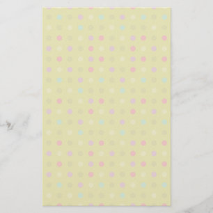 Polka-dot-Hintergrundmuster Briefpapier