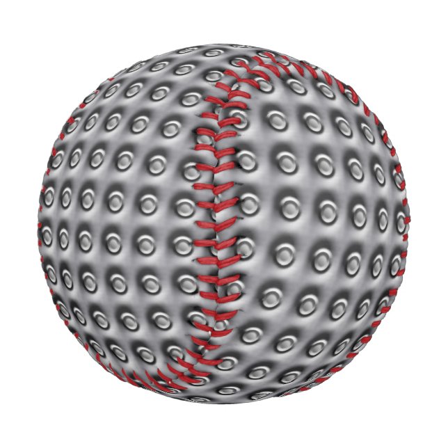 Polka Dot Industrial Style Background anpassbar Baseball (Schrägansicht)
