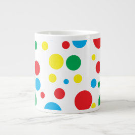 Polka Dot Jumbo Tasse