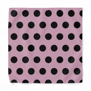 Polka Dot kids Bandana (pink & schwarz) Halstuch
