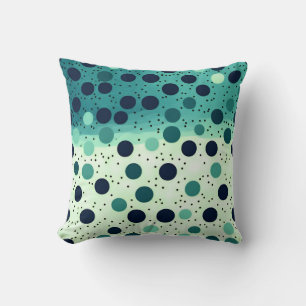 Polka Dot Kissen und Kissen mit kräftigen Farben