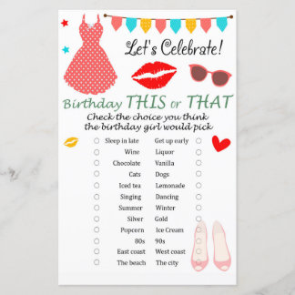 Polka dot kleid Geburtstag Dieses oder jenes Spiel