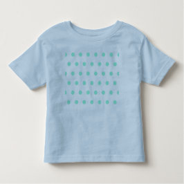 Polka Dot Kleinkind's T - Shirt (Lavender & Aqua)