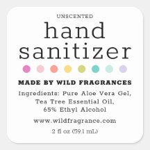 Polka Dot Minimalistisch Hand Sanitizer Seife