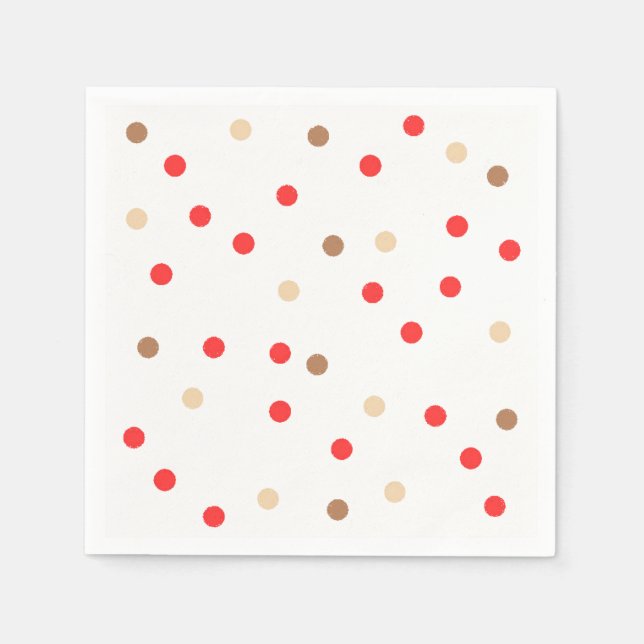 Polka Dot Napkins Serviette (Vorderseite)