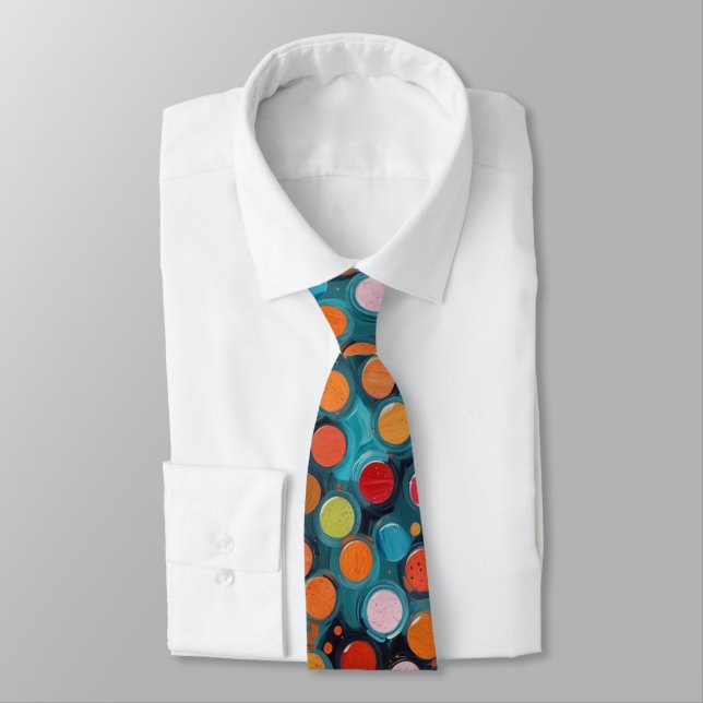 Polka Dot Neck Tie Krawatte (Gebunden)