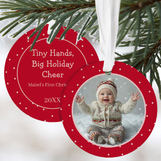 Polka Dot New Parent - Das erste Weihnachtsfest im Ornament
