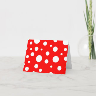 Polka Dot Notecard Karte