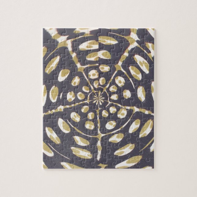 Polka Dot Oval Muster Puzzle (Vertikal)