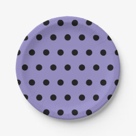 Polka Dot Paper Teller (Lavendel & Black)