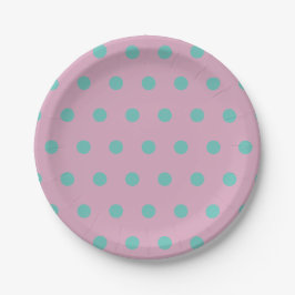 Polka Dot Paper Teller (Pink & Aqua)