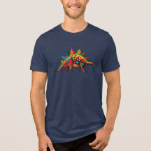 Polka Dot Party Pal: Stegosaurus Unisex T - Shirt