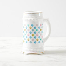 Polka dot pastel Tasse 650 ml