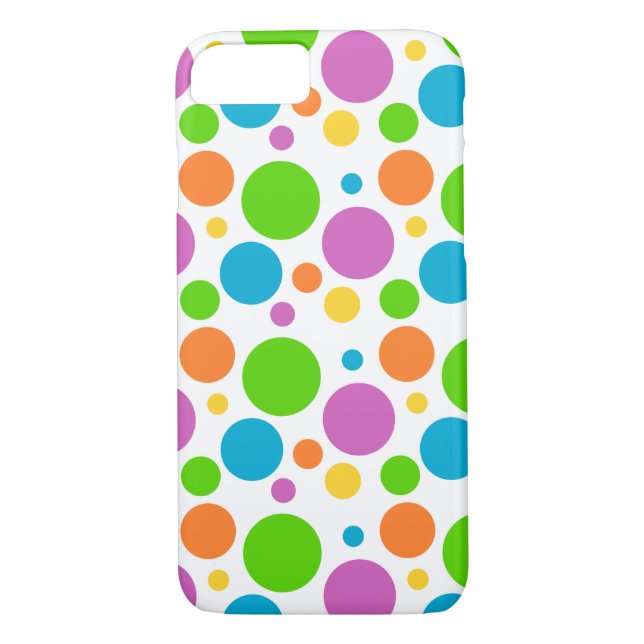 Polka Dot Pattern Case-Mate iPhone Hülle (Rückseite)