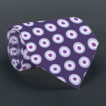 Polka Dot Pattern - Lila Blauer Violet Krawatte<br><div class="desc">Tolle Geschenkideen zum Geburtstag,  Weihnachten,  Vatertag ..</div>