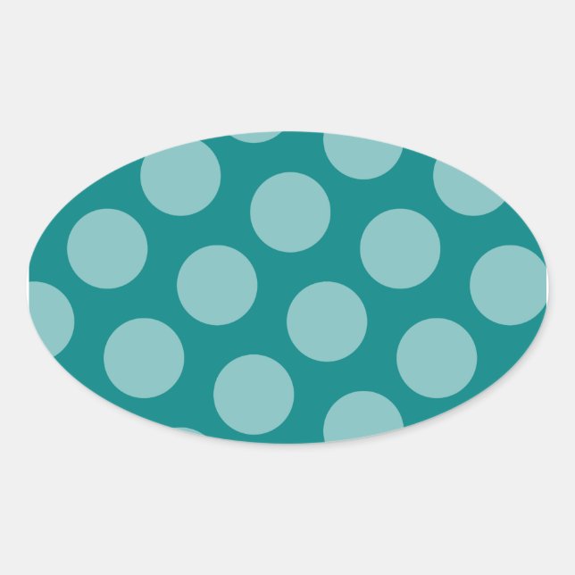 Polka Dot Pattern Sticker (Vorderseite)
