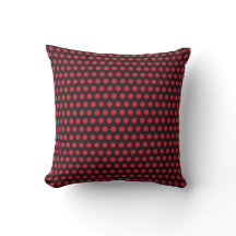 Polka Dot Patterns Stilvoll in Schwarz und Rot