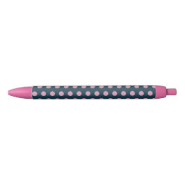 Polka Dot Pens (Midnight Blue & Soft Pink) Kugelschreiber