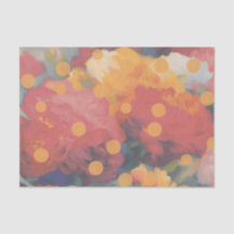 Polka Dot Peony Parade Tissue Paper