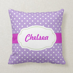 Polka Dot Personalisierte Keuchkissen Kissen