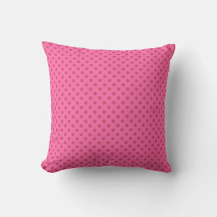 Polka dot pink, retro kissen