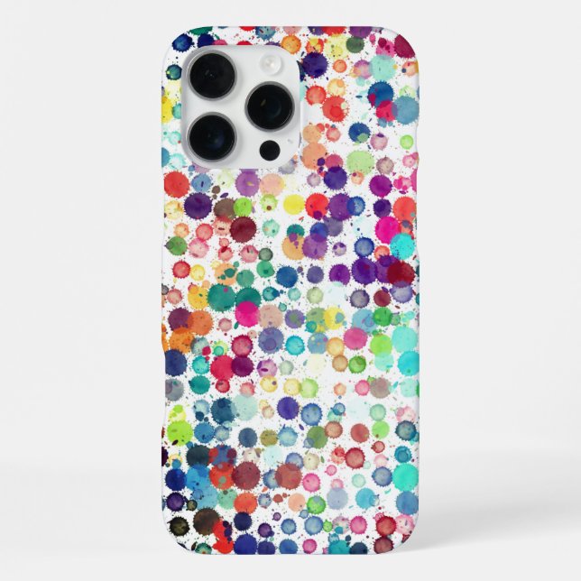 Polka Dot Pixly Case-Mate iPhone Case Hülle (Rückseite)