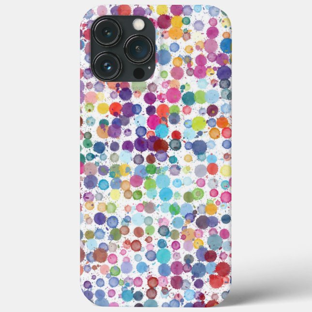 Polka Dot Pixly Phone Case (Rückseite)