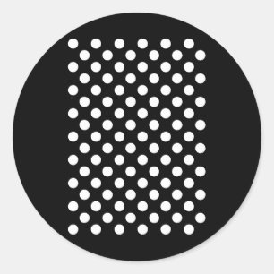 Polka Dot Polka Dots 3 Runder Aufkleber