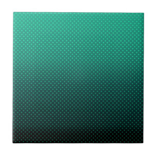 Polka dot radigrave schwarze Farben dunkler Druck Fliese