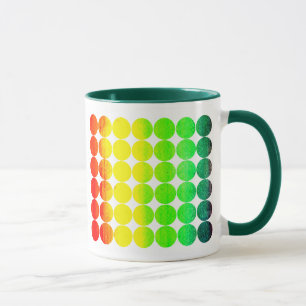 Polka Dot Rainbow 1 Tasse