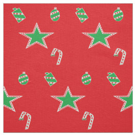 Polka Dot Red Christmas Fabrics KriyasCollection Stoff