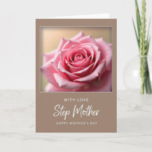 Polka Dot Rose Elegante Karte