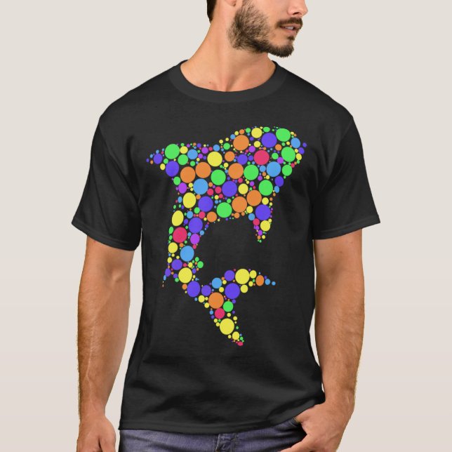 Polka Dot Shark International Dot Day T-Shirt (Vorderseite)