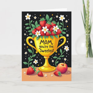 Polka Dot Süßeste Mama Karte