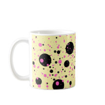 Polka Dot Tasse - Stilvoller Kaffee Cup