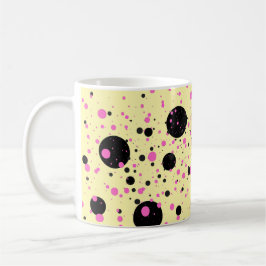 Polka Dot Tasse - Stilvoller Kaffee Cup