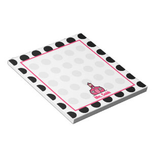 Polka Dot Teacher Notepad Notizblock