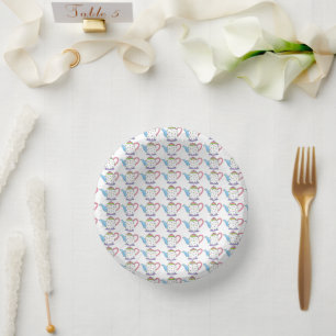 Polka Dot Tee Party Pot Teapot Napkins Pappteller