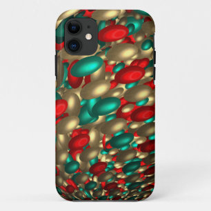 Polka dot textur abstrakte Fraktal art Case-Mate iPhone Hülle