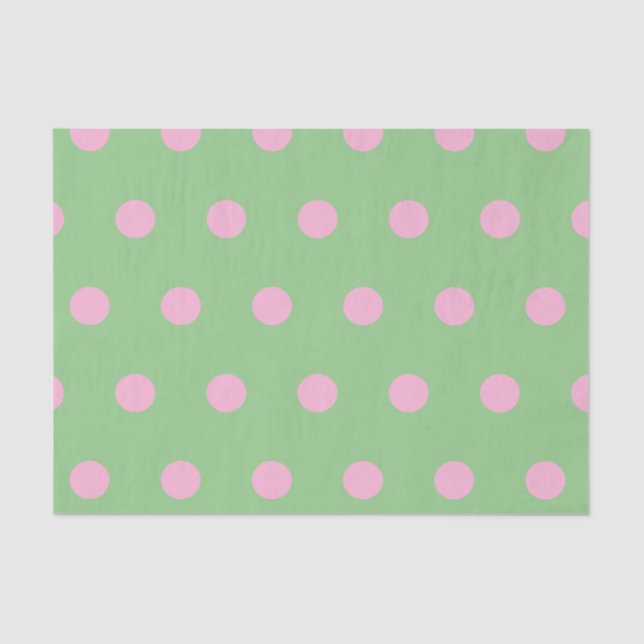 Polka Dot Tissue Paper (Fettpapier auf der Verpack Seidenpapier (Vorderseite)