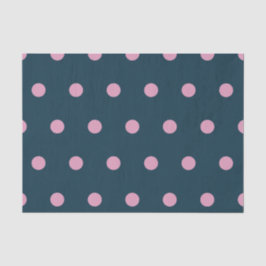 Polka Dot Tissue Paper (Midnight Blue & Soft Pink) Seidenpapier