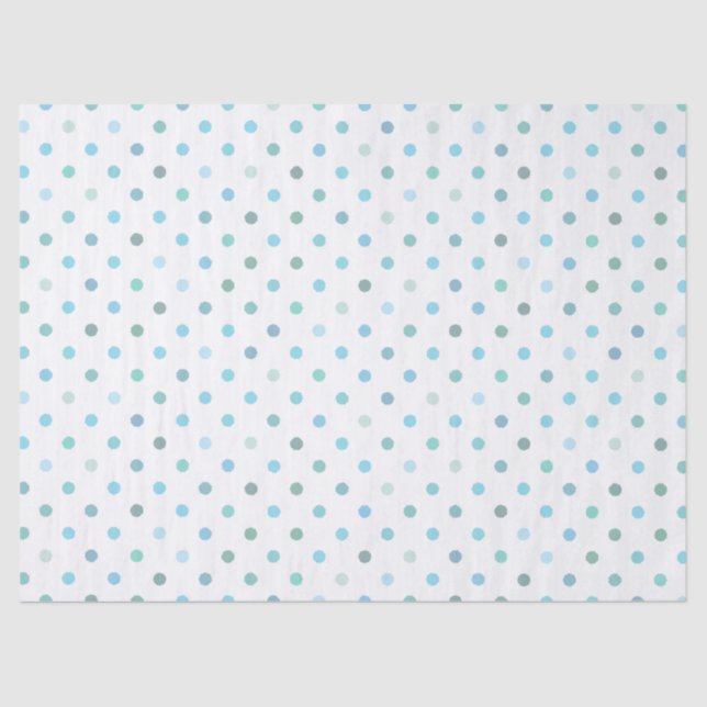 Polka Dot Tissue Paper Seidenpapier (Vorderseite)