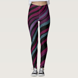 Polka Dot universell GYM läuft schwarz Leggings