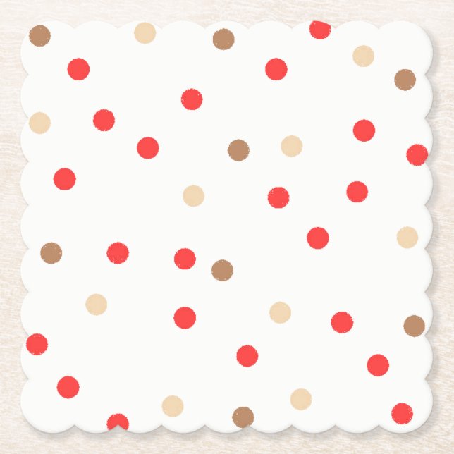 Polka Dot Untersetzer (Vorderseite)