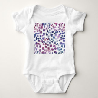 Polka Dot Wasserfarbe: Geometrisch Nahtlos. Baby Strampler